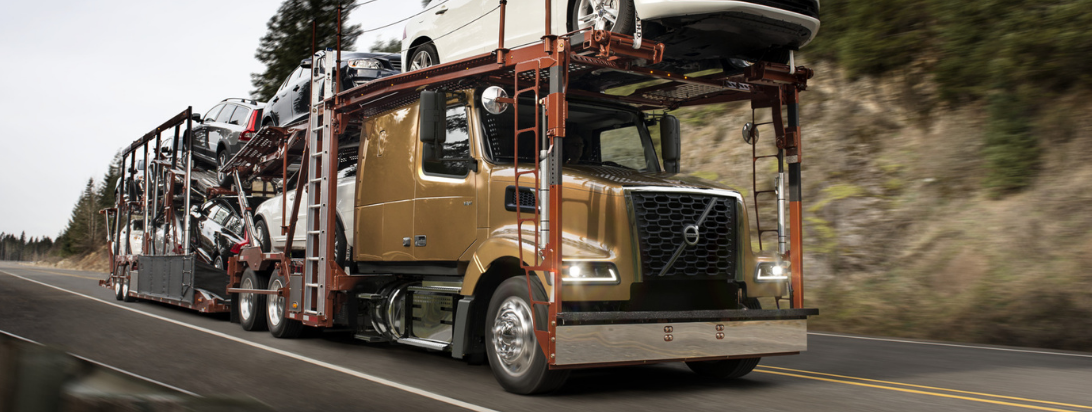 Volvo trucks global VAH carrying cars