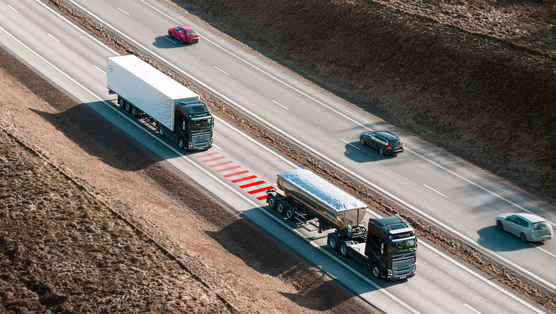 Distance Alert function Volvo Trucks
